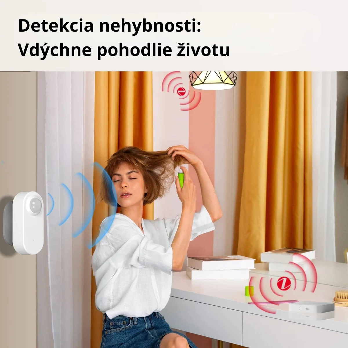 MOES ZigBee Smart mmWave senzor prítomnosti a PIR senzor
